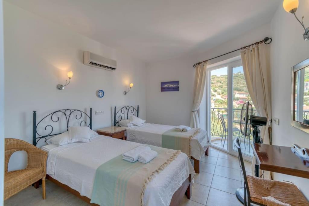 Villa Yaz Amazing Sea View And Meis Island View Kas Bagian luar foto