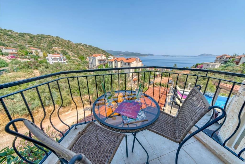 Villa Yaz Amazing Sea View And Meis Island View Kas Bagian luar foto